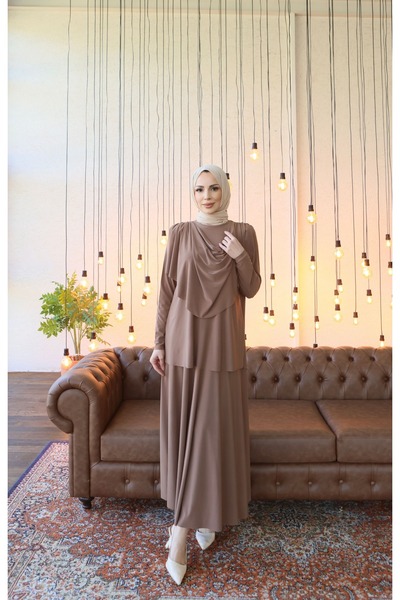 NİSUM MODA Degajeli Σετ Φούστας Sandy