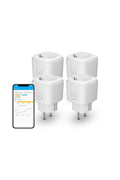 THIRDREALITY Zigbee smart socket with energy consumption, 4 pieces (type F), ...