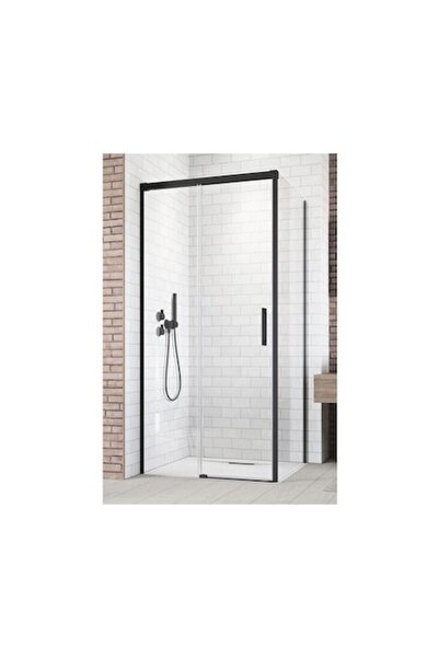 Radaway Panou lateral de duș dreapta Idea Black S1 80x200 cm