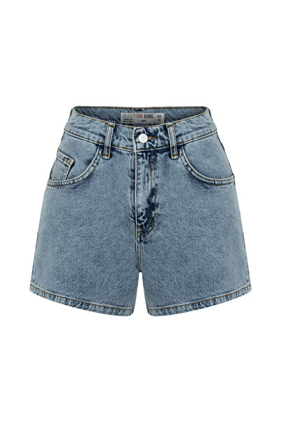 Mudo Jean Mini Shorts