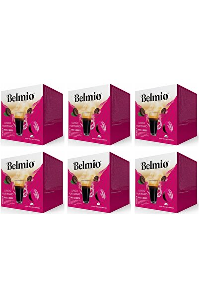 Belmio Lungo Fortissimo Coffee Pods, Intensity 8, Compatible with Dolce Gusto...