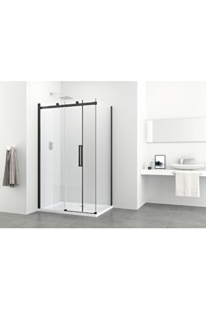 sanotechnik H80B Paravan de duș fix 78-80x195 cm Negru