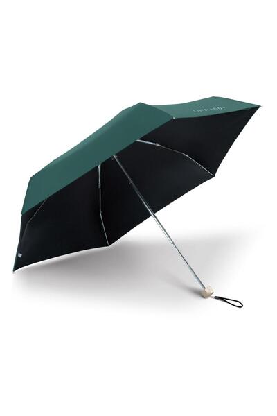 AL SANIDI Travel Umbrella, Dark Green, Size 92*55 cm