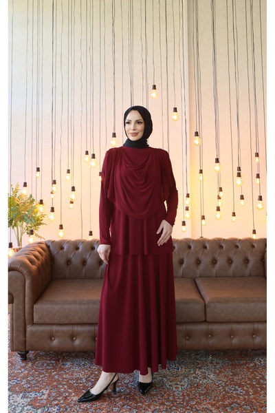 NİSUM MODA Degajeli Σετ Φούστας Sandy