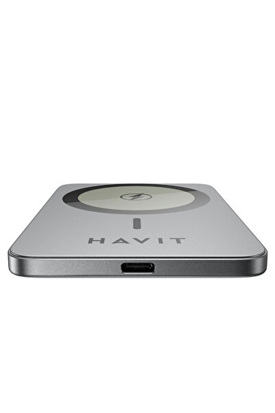 Havit PB5249 MagSafe 15W 3000mAh Ultra İnce 5.8mm Alüminyum Powerbank