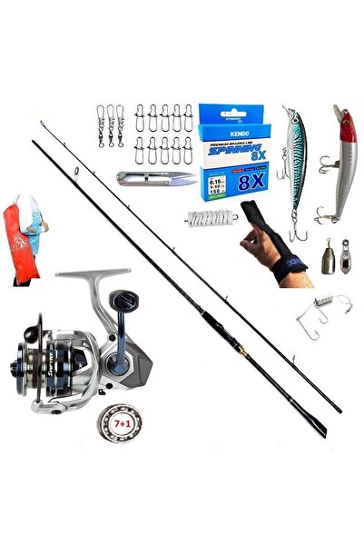 Kendo Okuma Safyre 4000 270cm 8-42gr Oslo Zen Pro Rapala Maket Balık Spin Olt...