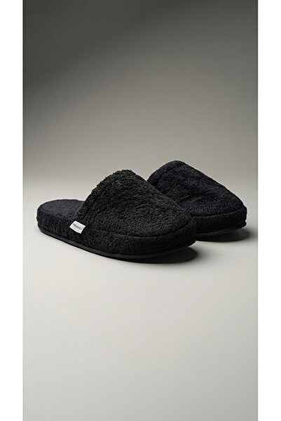 Minteks Плътни хавлиени чехли от 100% памук с дебела подметка