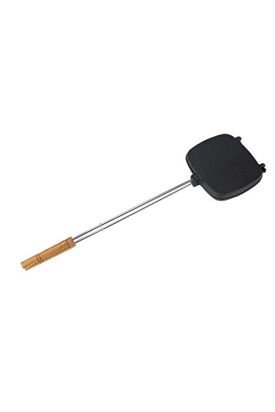 AL SANIDI Double Frying Pan, Double Grill Pan, Black, Size 18*20 cm