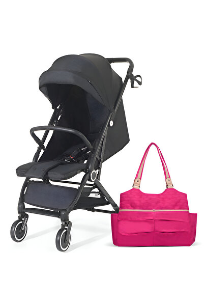 TEKNUM حقيبة تعليقة خفيف لعربة الأطفال المحمولة - أسود