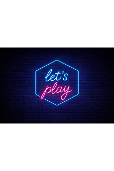 Slasa Game Over Neon Sign 30x50 cm Multicolor LED with 6mm Acrylic Base