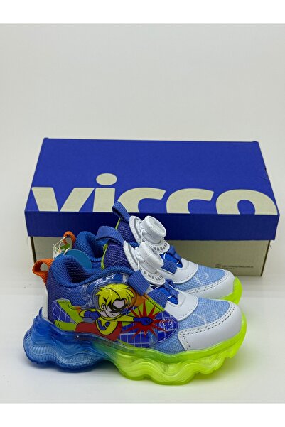 Tekiner حذاء رياضي للأطفال من فيكو أورثوبيديك مزود بإضاءة