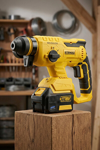 Rtrmax Rtx2095B 18V 2.2 J Elektropnömatik Şarjlı Kırıcı Delici