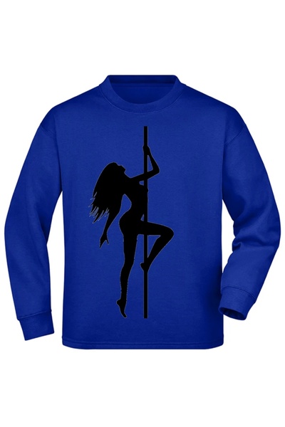 Rabona Fashion Νυχτερινή Σκηνή – Φούτερ/Ζακέτα με στάμπα Pole Dance Silhouette