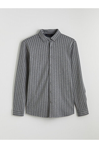 LC Waikiki Peak New Season Slim Fit Striped Men's Shirt