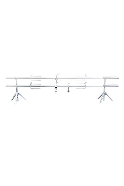 AL SANIDI Lamb Grill, Carcass Grill, Silver, 180 cm Size
