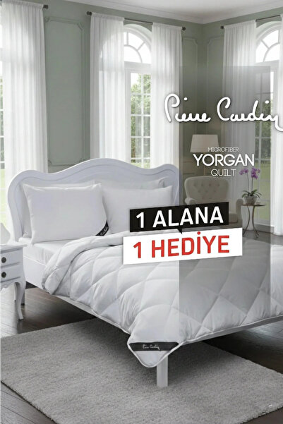 Pierre Cardin لحاف مزدوج من الألياف الدقيقة مقاس 2 قطعة، مقاس مفرد