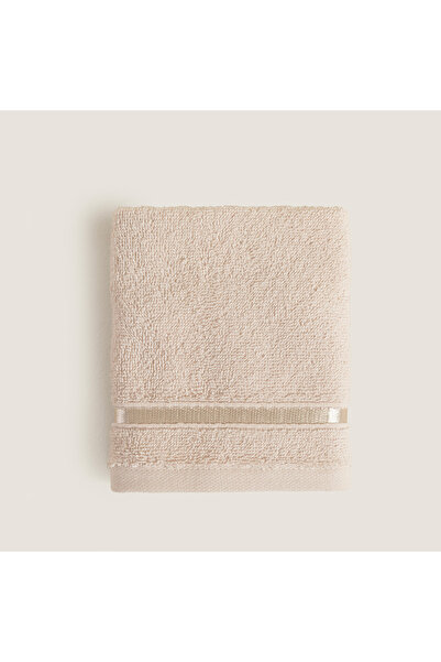 Chakra Κομψή πετσέτα χεριών 100% βαμβακερή 30x40 εκ. Μπεζ