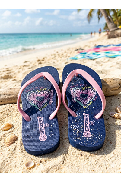 Deniz Terlik Șlapi de plajă și de mare pentru femei, cu talpă moale, anti-alu...