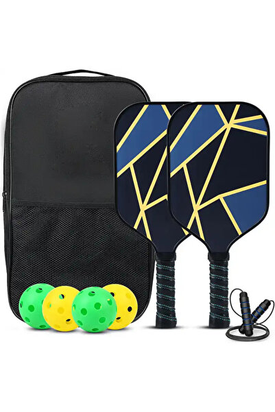 OEM Pickleball Set - 2 Paddles, 4 Balls and Bag
