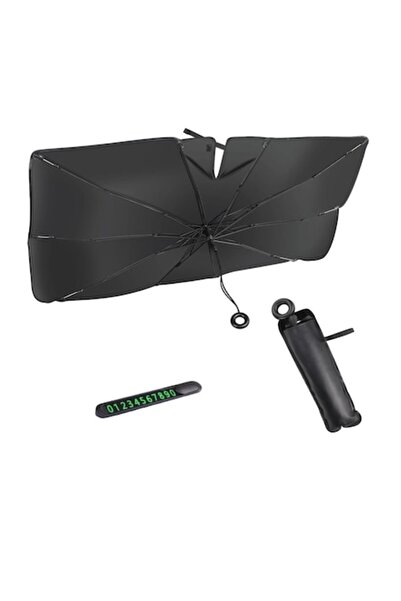 QUANDES Σκίαστρο αυτοκινήτου με στιβαρή σχεδίαση, με 10 πλευρά και θερμομόνωσ...