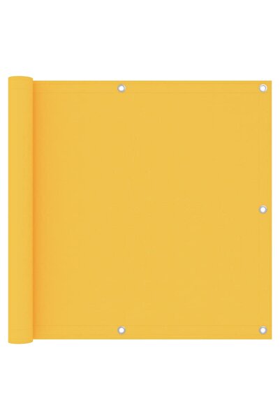 vidaxl Paravan de balcon, galben, 90 x 400 cm, țesătură oxford