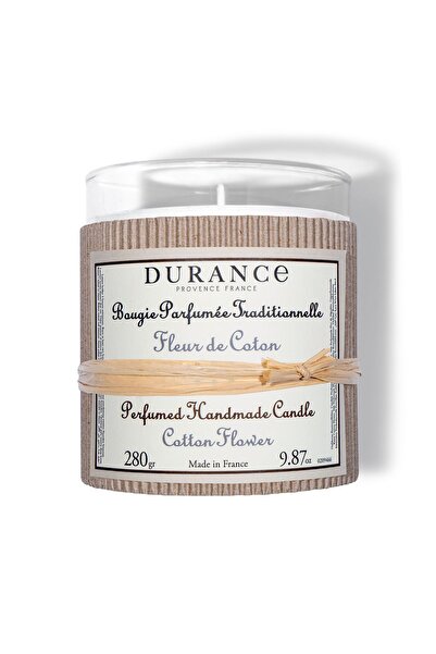 DURANCE Artisanal scented candle - Cotton Flower 280 gr
