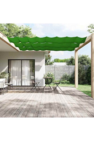 vidaxl Copertină verticală, verde deschis, 140x800 cm, țesătură Oxford
