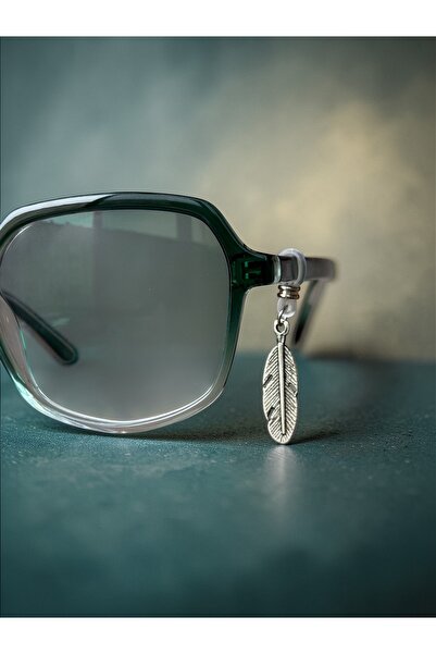 WhimsyWhite Feather Figured Glasses Charm - Glasses Edge Jewelry and Accessor...