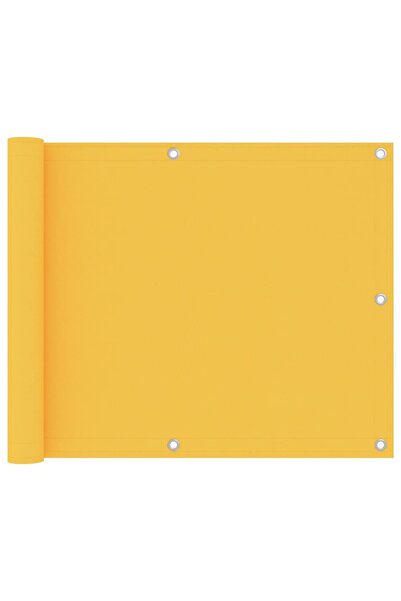 vidaxl Paravan de balcon, galben, 75 x 600 cm, țesătură oxford