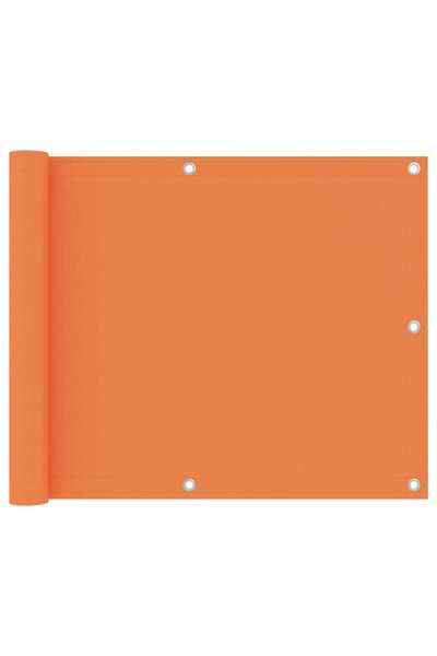 vidaxl Paravan de balcon, portocaliu, 75 x 600 cm, țesătură oxford