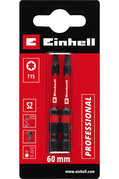Einhell Accessory Torx bits ucu 60 mm T15 S2 2 parça - 49132160