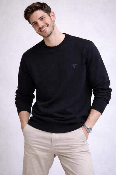 The Feel Hope Men's Slim Fit Flim Fit Crew Neck Printed Sweater