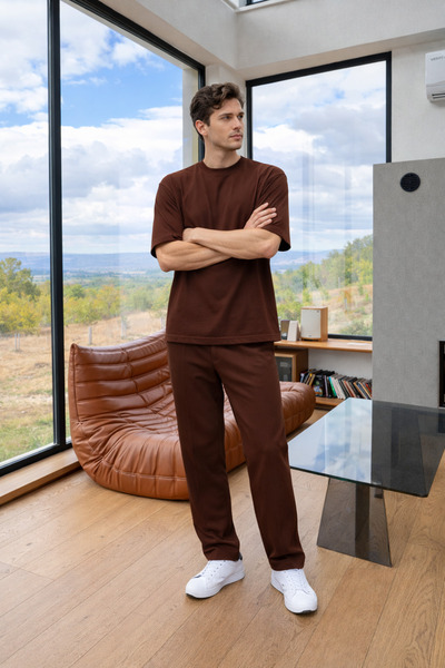 YAKAMEL New Season Men's Oversize Suit Trend Model