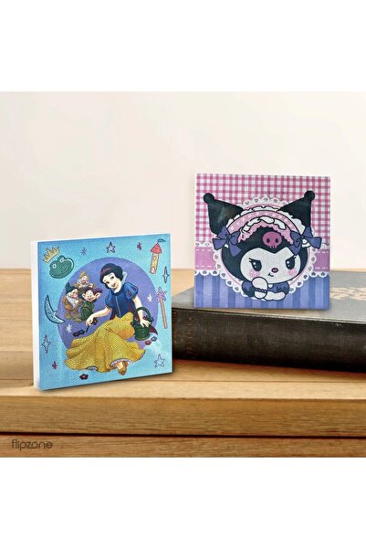 SARALMA Set 2 tablouri decorative cu mozaic stralucitor Diamond Painting Alba...