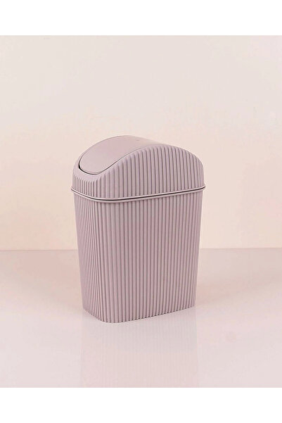 shopwave Msd Mini Trash Can with Swivel Lid 2.5 Lt - Cream