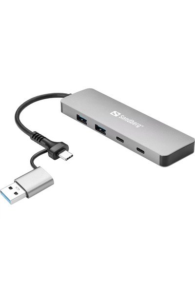 Sandberg USB-C/A to 2xUSB-A+2xUSB-C Hub