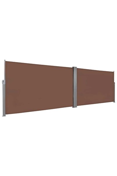 vidaxl Copertină laterală retractabilă, 160 x 600 cm, maro