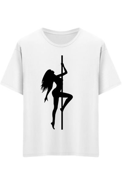 Rabona Fashion Νυχτερινή Σκηνή – Μπλουζάκι/Τοπ με στάμπα Pole Dance Silhouett...