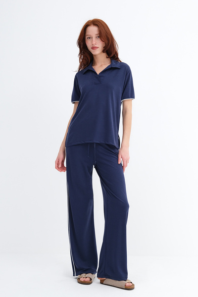 Addax Комплект топу-поло з обробкою верху та низу TKM13939-İ2