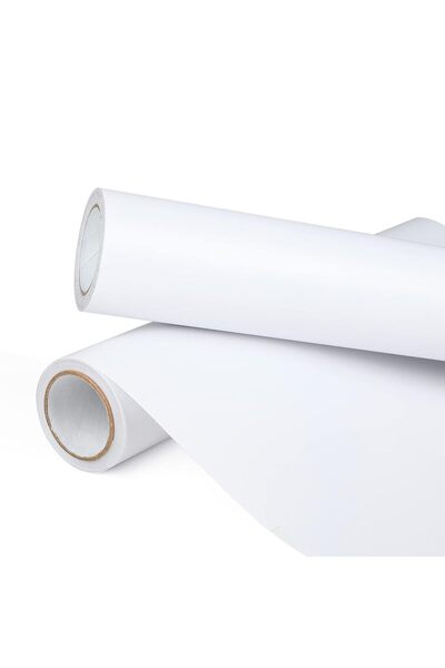 NO BRAND Μεμβράνη Βινυλίου για Plotter, Λευκή - 30 εκ. x 335 εκ. Ματ Λευκή Μό...