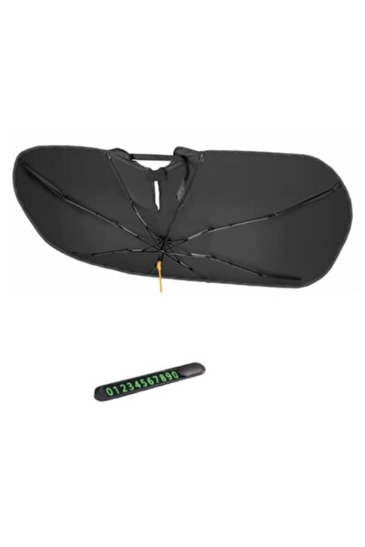 QUANDES 360 °   Πτυσσόμενο σκίαστρο αυτοκινήτου, διαστάσεις 145 x 79 εκ., προ...