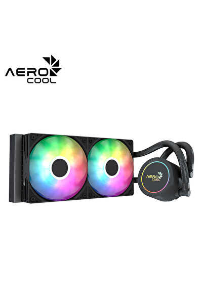 AEROCOOL Abyss L240R Liquid CPU Cooler 240mm ARGB Dual Fan High Performance C...