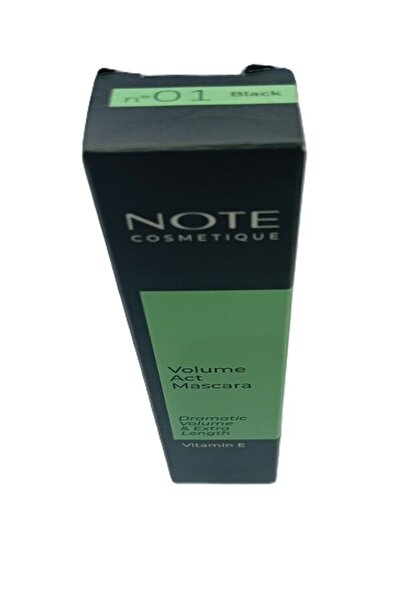 Note Cosmetics NOTE VOLUME ACT MASCARA 01 BLACK DRAMATIC VOLUME EXTRA LENGTH