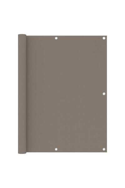 vidaxl Paravan de balcon, gri taupe, 120x400 cm, țesătură oxford