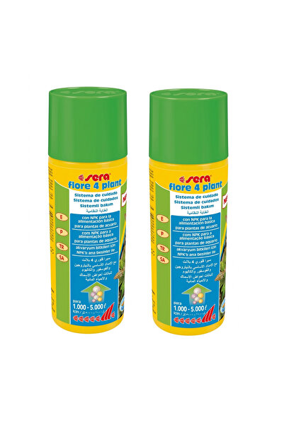 SERA Flore 4 Plant - 250ml (Pack of 2 Offer) - Systemic Care NPK Fertilizer f...