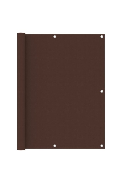 vidaxl Paravan de balcon, maro, 120 x 600 cm, țesătură oxford