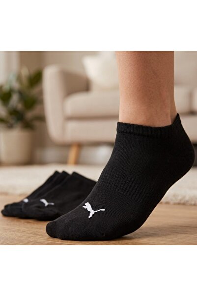 Puma Quarter 4P Socks (4 Pairs) 93531601 Black
