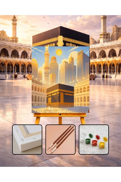 ORENDA HOBİ SANAT SAYILARLA BOYAMA Kabe