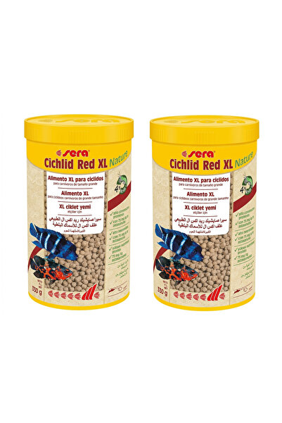 SERA طعام سايكليد ريد إكس إل نيتشر - 1000 مل (عبوة من قطعتين بعرض اقتصادي) - ...