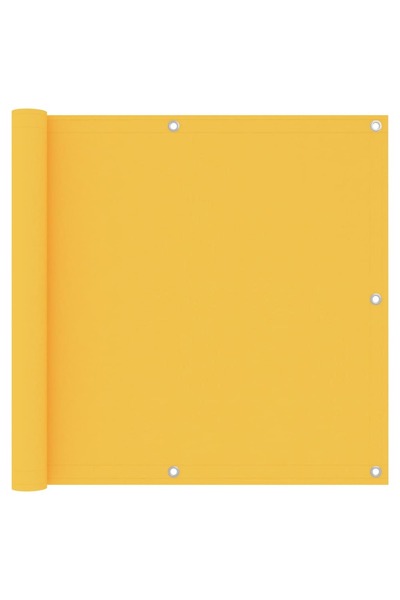 vidaxl Paravan de balcon, galben, 90 x 300 cm, țesătură oxford